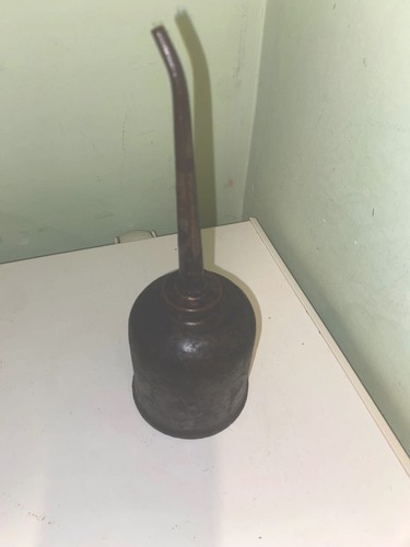 Vintage oil can with - can,