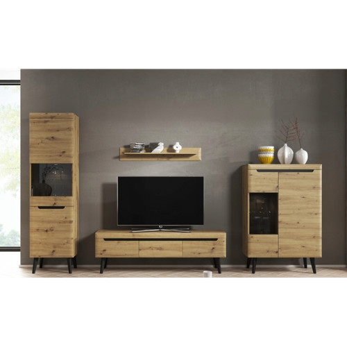 Modern oak effect - oak, living