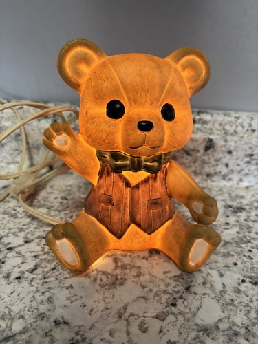 Vintage porcelain teddy bear - vintage,