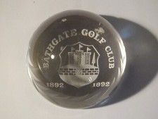 1992 domed Glass Paperweight