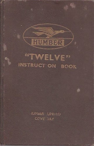 Humber twelve original 1934 - humber,