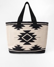 Zara Jacquard Bag Black &