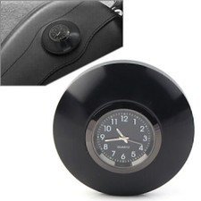 Black Motorcycle Fuel Gas Tank Oil Cap Cover With Watch For Harley Softail Dyna