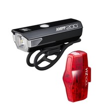 CatEye AMPP 200 Front & ViZ