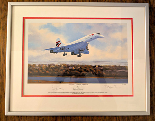 Concorde final approach - -, on