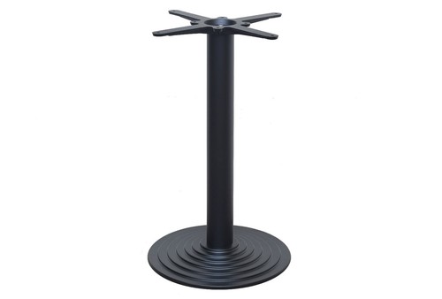 Black premium cast iron table - black,