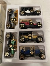 Set Of 6 Vintage Miniature Cars Model Display Collection 1910s Readers Digest