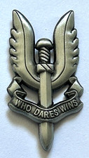 SAS Special Air Service Who Dares Wins Lapel Pin Badge UK Seller