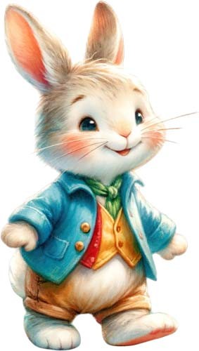 Colourful nursery peter rabbit - peter,