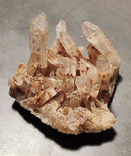 Natural quartz crystal cluster