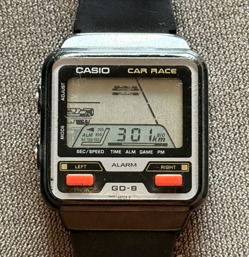 Casio car race digital - gd-8,