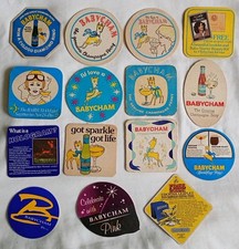 Babycham beer mats vintage - beer,