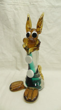 Large Murano Glass Big eye Dog