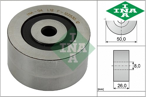 Ribbed belt guide pulley - guide, 532