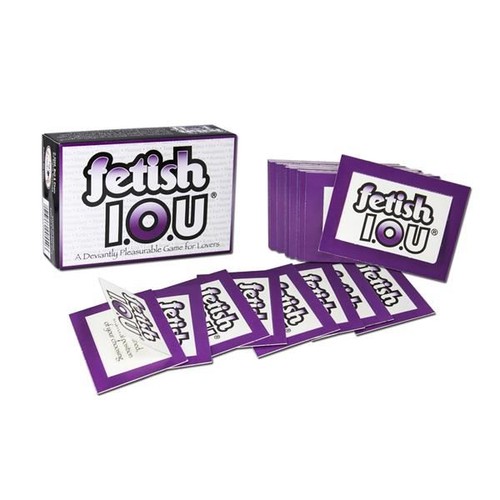 Iou fetish couples card game - fetish,