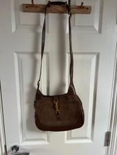 Brown Suede Handbag Vintage