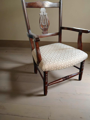 Antique mahogany ladys bedroom - mahogany,
