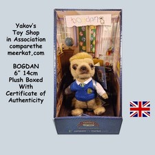 Yakov’s Toy Shop Meerkat Bogdan Plush Boxed With Certificate of Authenticity