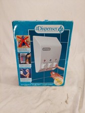 Vintage The Dispenser III 3 Chamber Shower Wall Soap/Shampoo Organizer Open Box