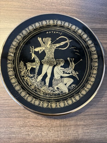 Vintage greek decorative - greek, plate