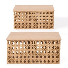 Large Wicker Storage Baskets