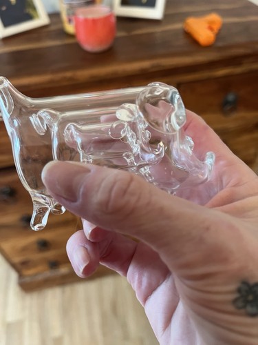 Vintage hand blown spun glass - vintage,