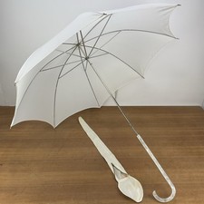 Vintage White Canopy Umbrella