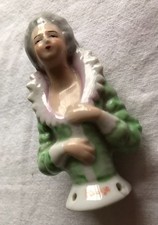 Antique 1920s Porcelain Half