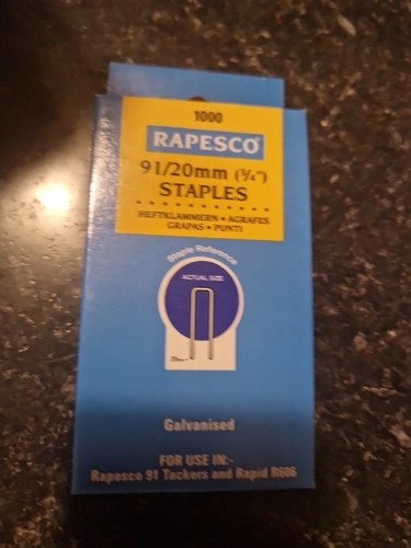 Rapesco 20mm strip staples - rapesco,