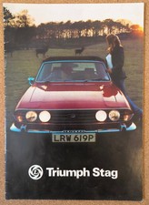 TRIUMPH STAG original 1976 UK