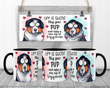 Life is short, Hug your pup