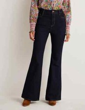 boden high waist smart flare jeans size 6 reg dark denim colour R0228 b/c  ----