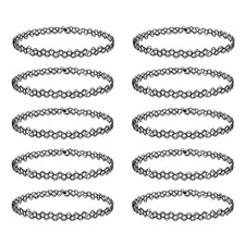 Tattoo choker stretch necklace - tattoo,