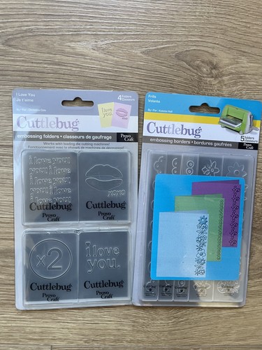 Cuttlebug embossing folders - embossing,