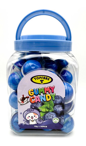 Blueberry gummy juicy filled - gummy,