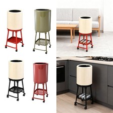 Trash Can with Wheels 18L with