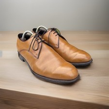 Barker Men’s Light Tan Leather Derby Shoes UK 8.5 Dainite Soles