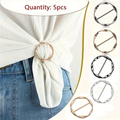 5pcs metal round clip buckle - 5pcs,