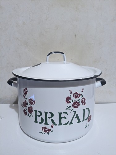 Enamel bread bin made - bread, in