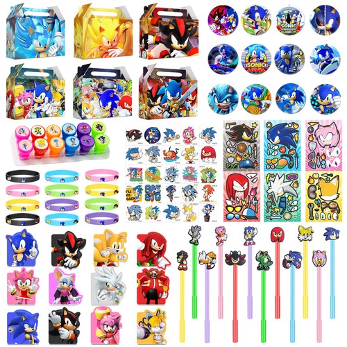 109 pcs sonic stationery - sonic,