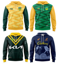 RUGBY MEN's Wallabies Hoodie sweatshirt TRAINING NEW NRL JERSEY S-5XL