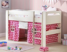 White Midsleeper with Blue or