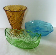 Vintage Sowerby Pressed Glass
