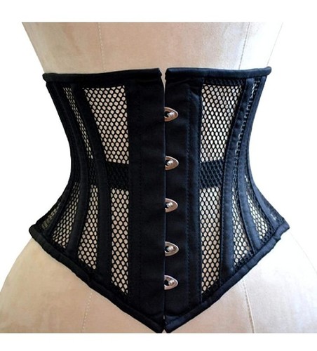 Heavy duty steel - boned, waist