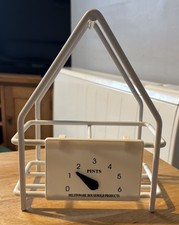 Delfinware Household Products Milk Bottle Holder 2 Bottles Excellent Condition