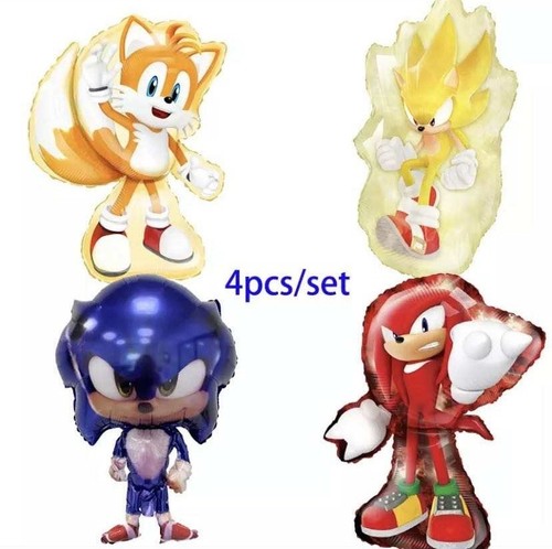 Sonic birthday balloons party - balloons,