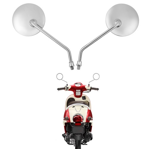 Pair motorcycle rear view - rear-view, side