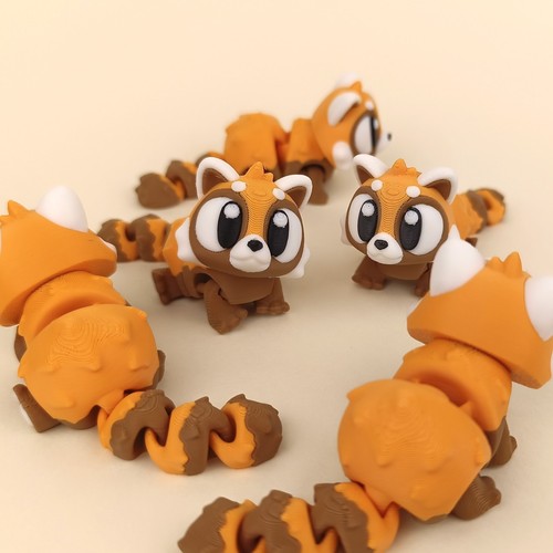Adorable red panda - red, flexi