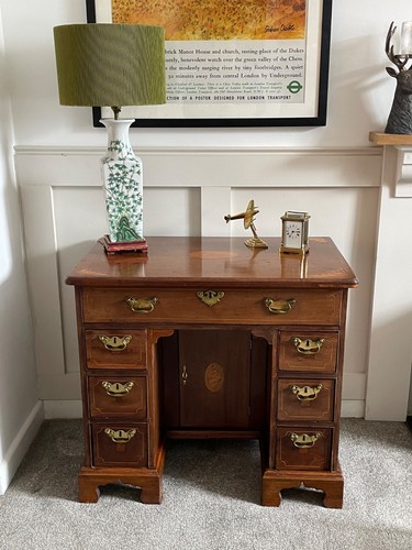 Kneehole desk antique george - kneehole,