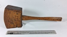 Large Vintage Carpenter's Mallet. 42cm, 932g. Good workshop condition.